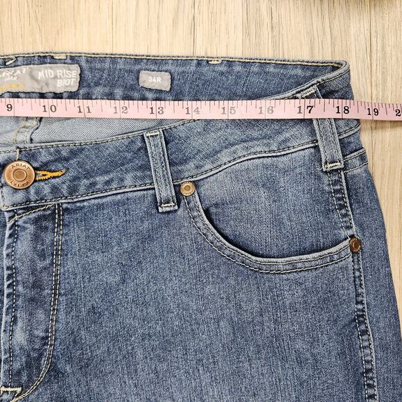 Ariat Mens Blue Mid Rise Rebar Bootcut Jeans Size 34 - Picture 8 of 16